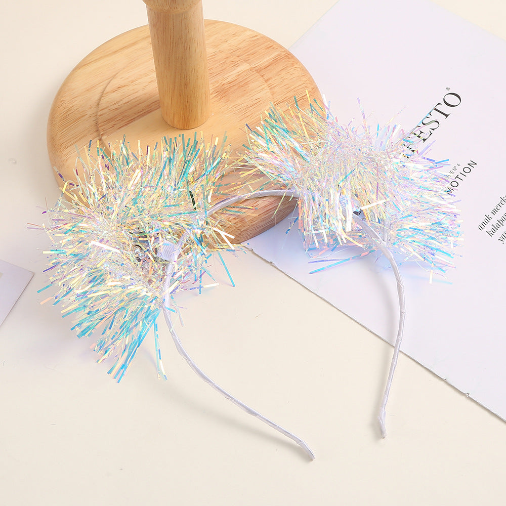 Diadema LED brillante láser color al por mayor