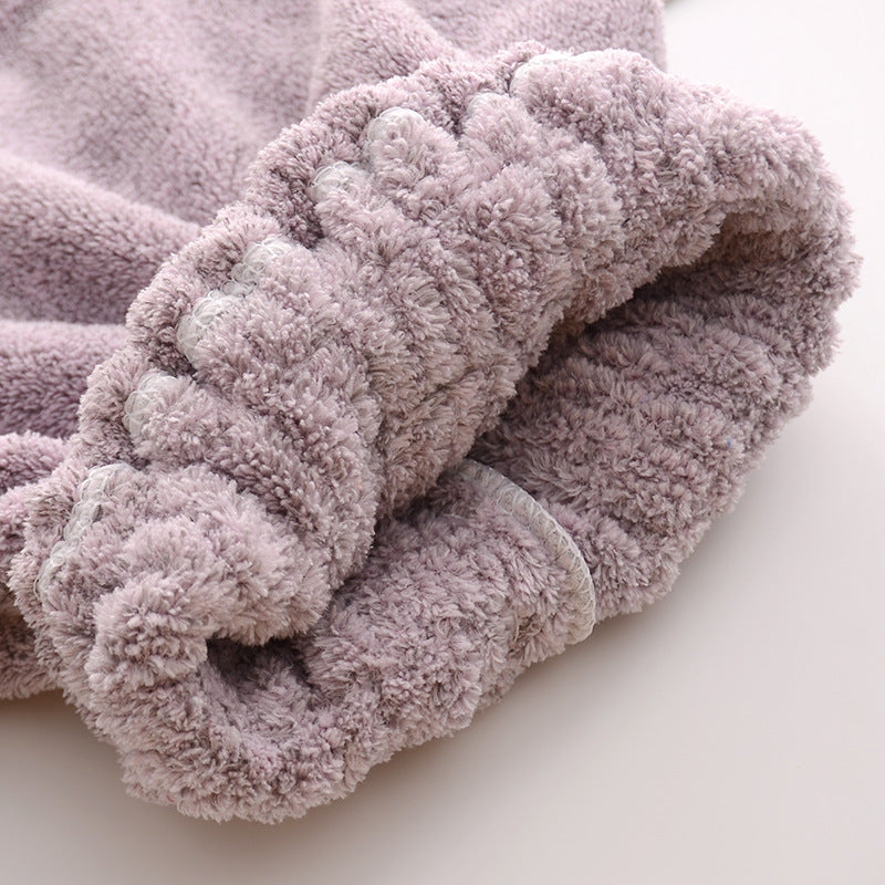 Wholesale Bamboo Charcoal Fiber Bow Tie Water Absorbing Dry Hair Cap