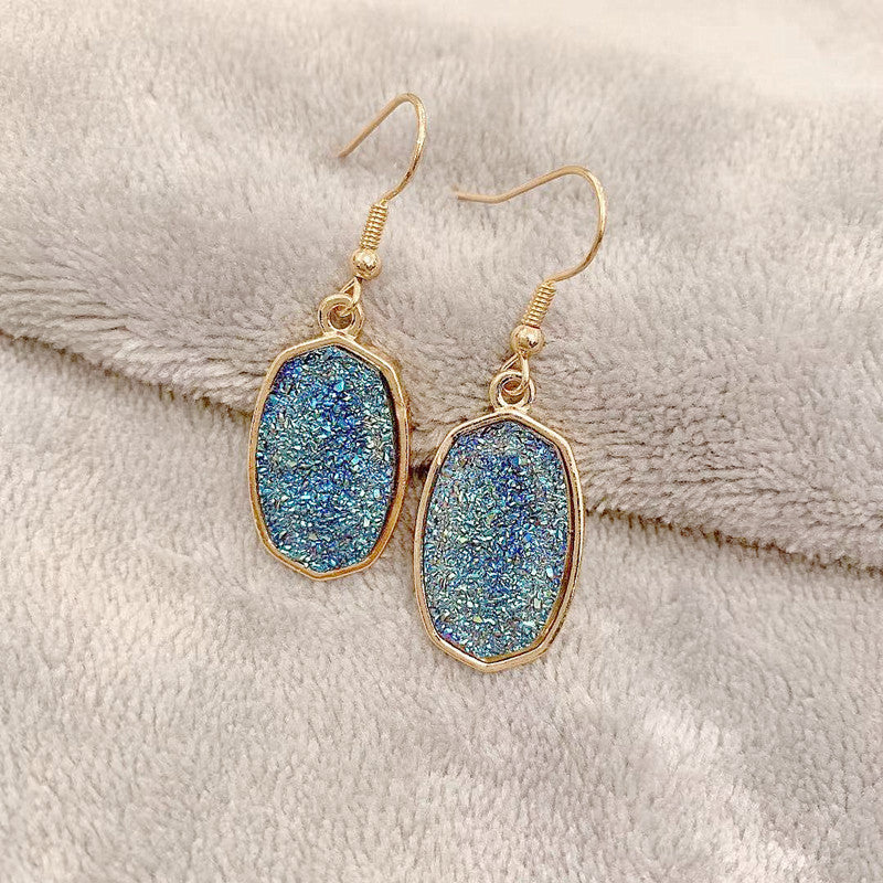 Pendientes De Aleación De Dientes De Resina Geométrica al por mayor