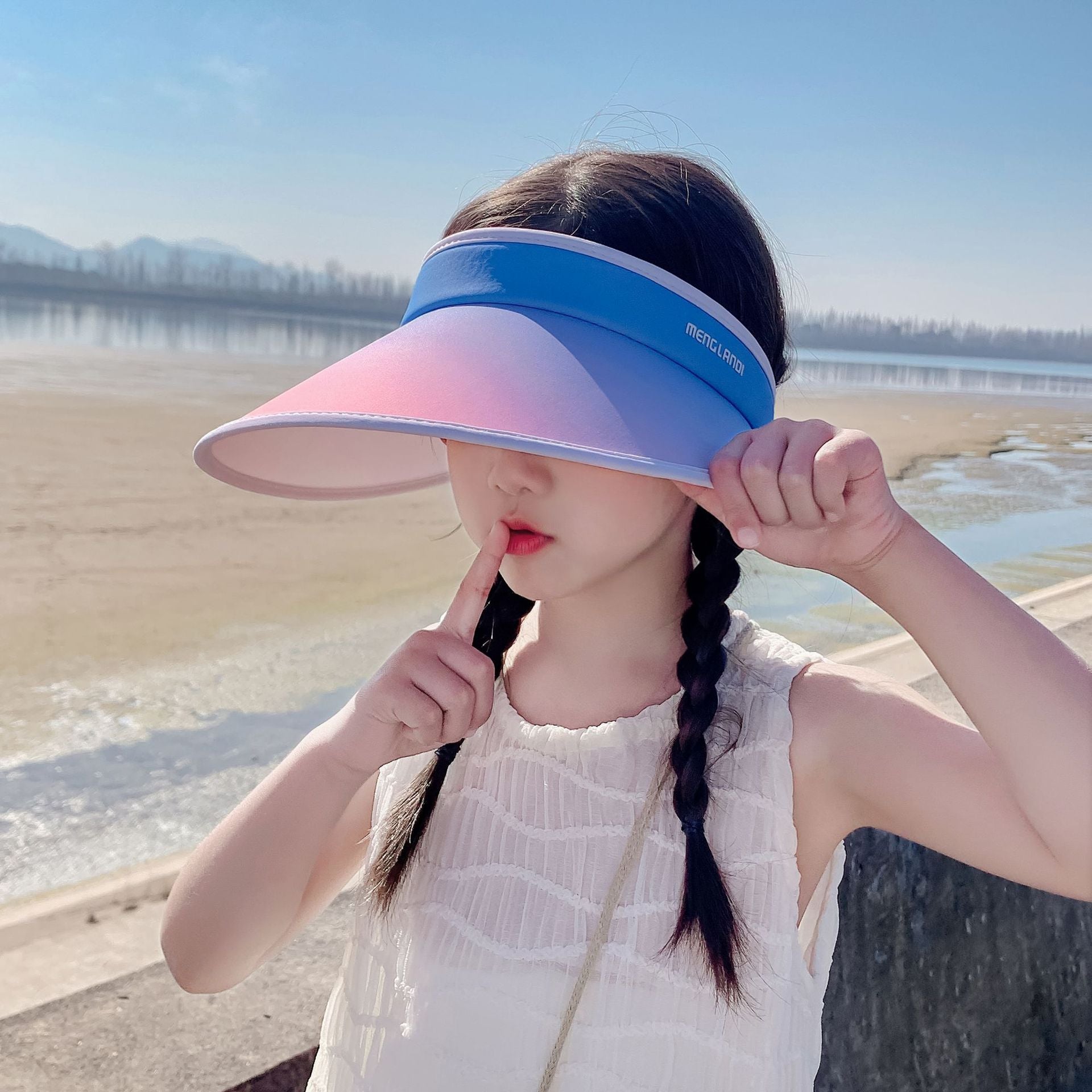 Sun Visor Hat with Louis Vuitton Ribbon – Stealing Underwear