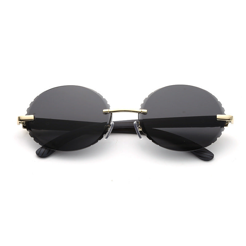 Gafas de sol para mujer con montura redonda para PC al por mayor