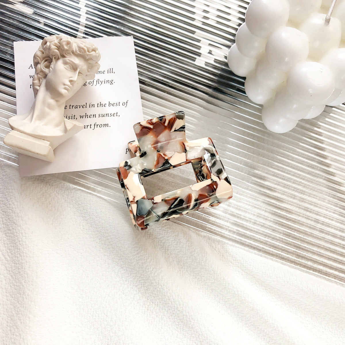 Wholesale Vintage Tortoiseshell Acetate Horsetail Hair Clips