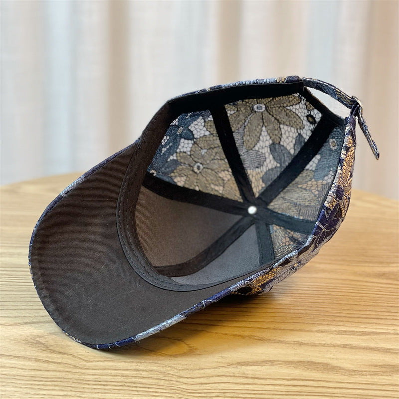 Wholesale Polyester Lace Thin Baseball Cap