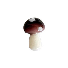 Wholesale 500PCS Colorful Glass Mushroom Beads 10mm*13mm