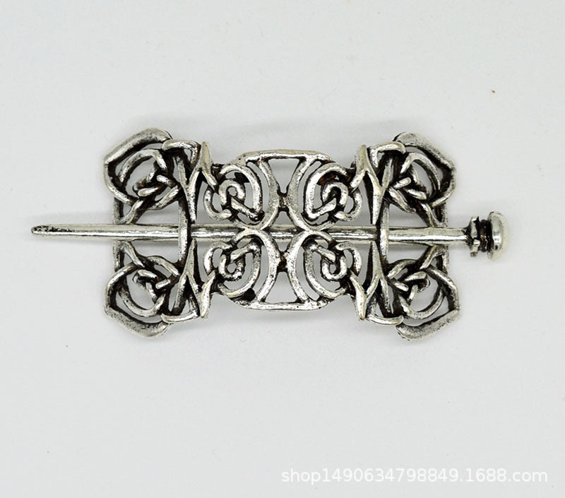 Wholesale Vintage Viking Hairpins Alloy Hair Clips