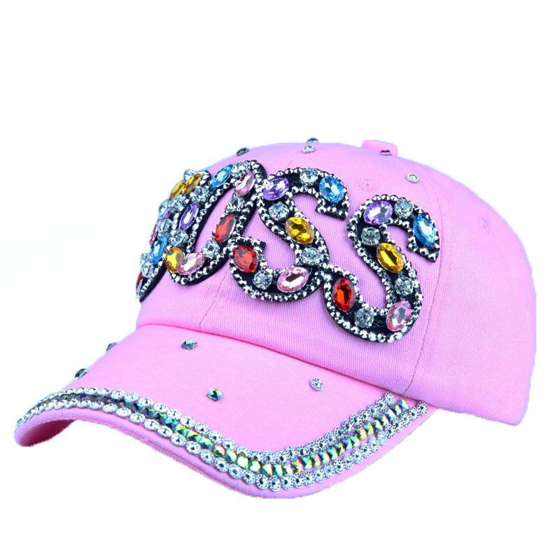 Capilla de béisbol de diamantes de letra de algodón al por mayor