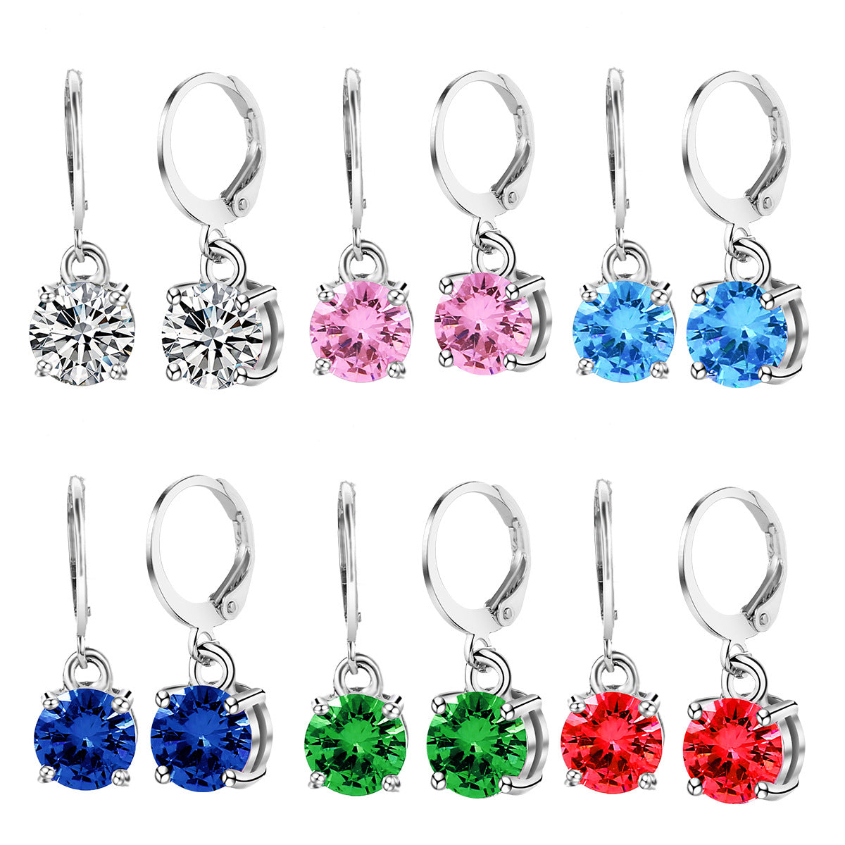Wholesale Zirconia Alloy Earrings Set