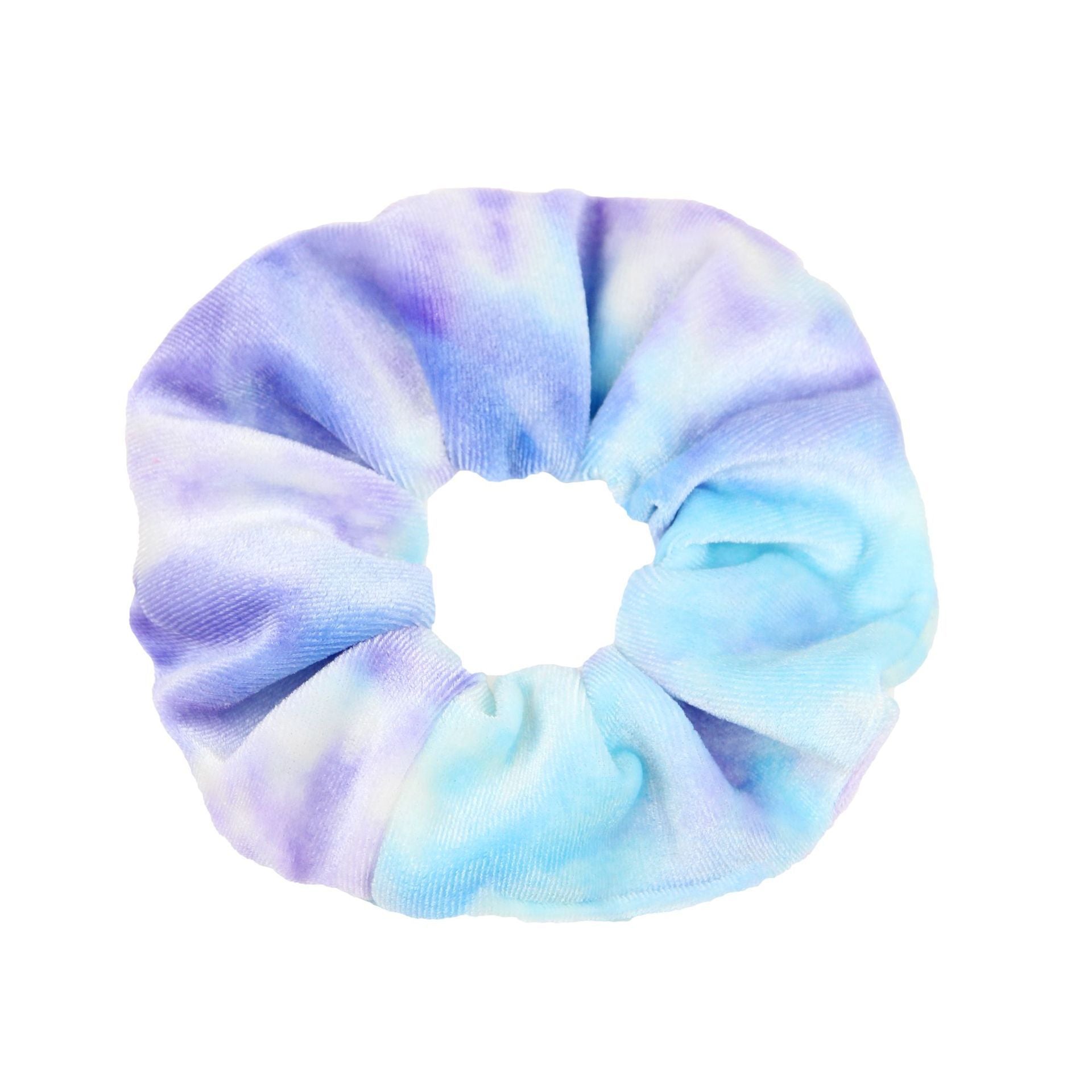 Wholesale Tie Dye Colored Velvet Hair Scrunchies