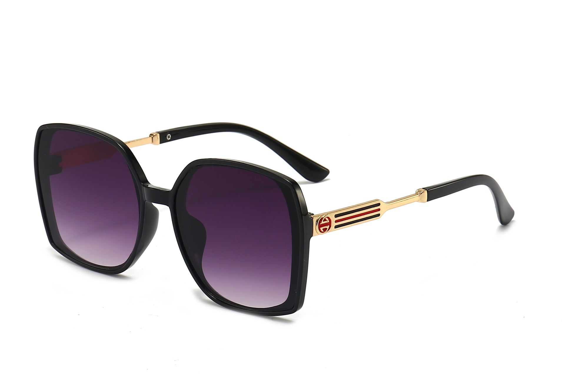 Wholesale Large Frame UV-proof PC Sunglasses