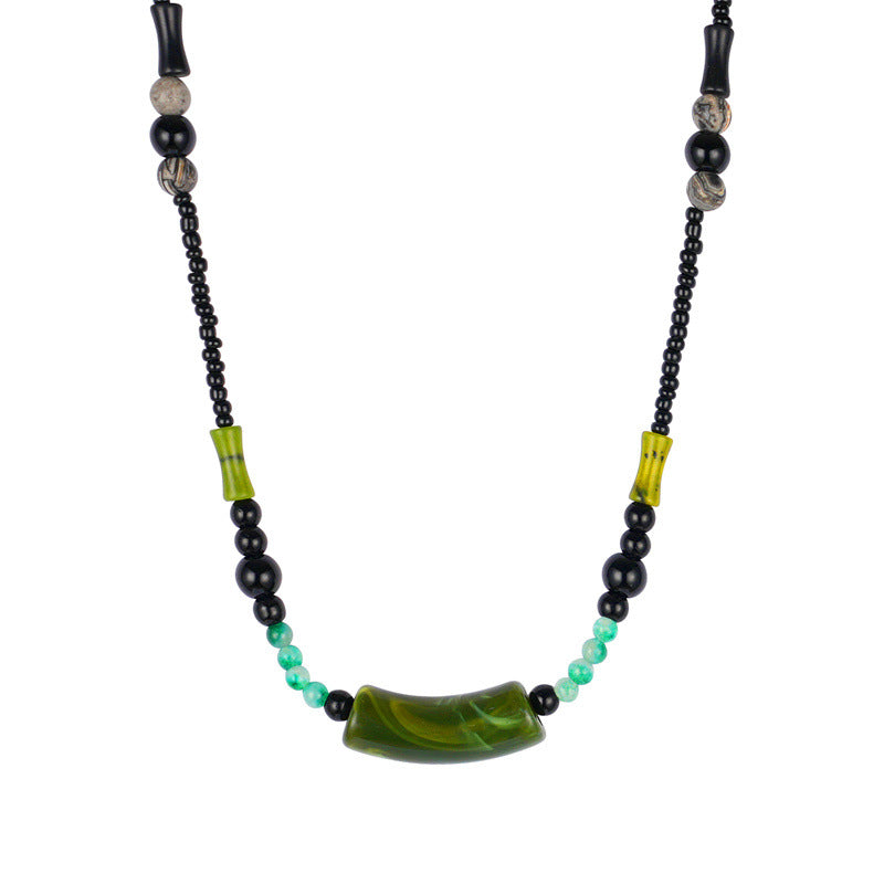 Wholesale Chinese Style Handmade Natural Stone Necklace