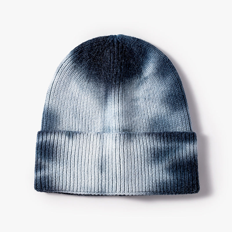 Wholesale Tie-dyed Knitted Cotton Wool Hat