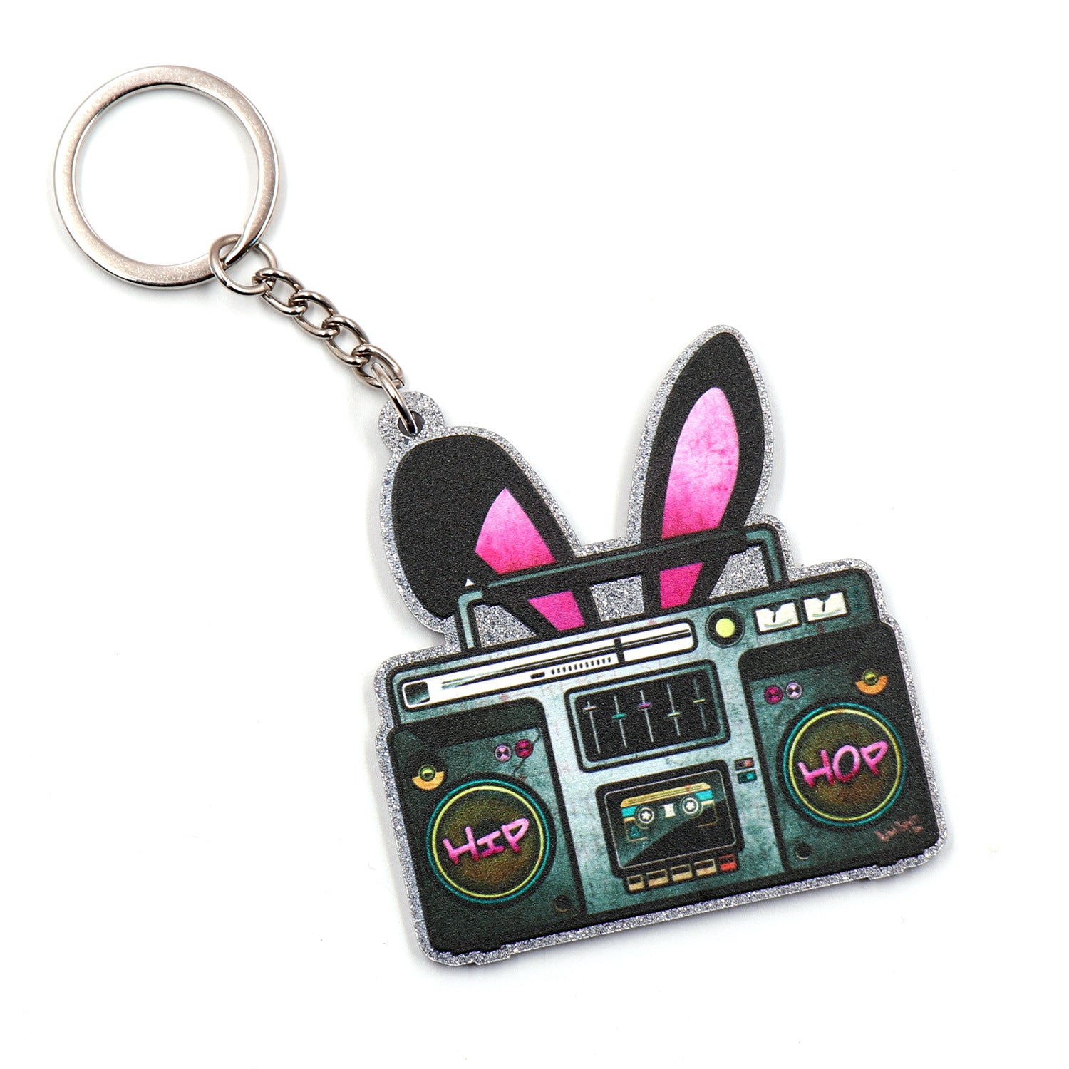 Venta al por mayor Conejito De Pascua Radio Llavero Creativo