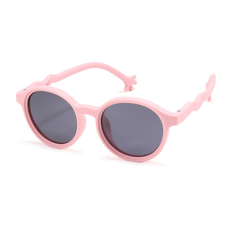 Wholesale Round Frame Sunshade Kids Sunglasses