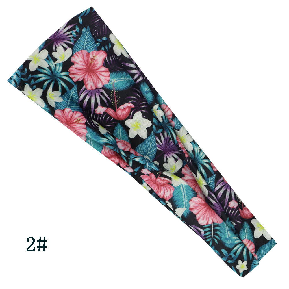 Wholesale Yoga Sweat Absorbing Hair Band Cotton Headband