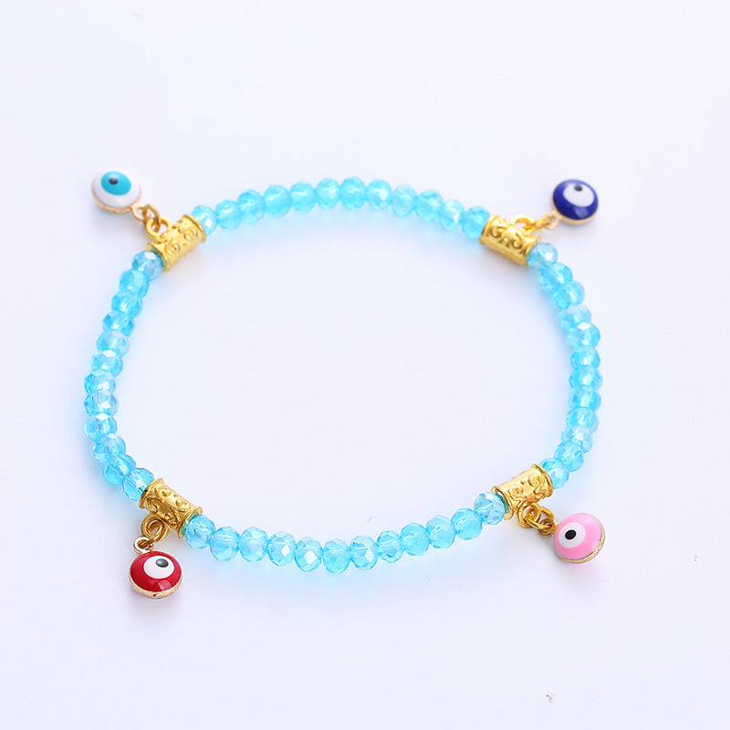 Pulsera De Aleación De Cristal De Ojo De Diablo al por mayor