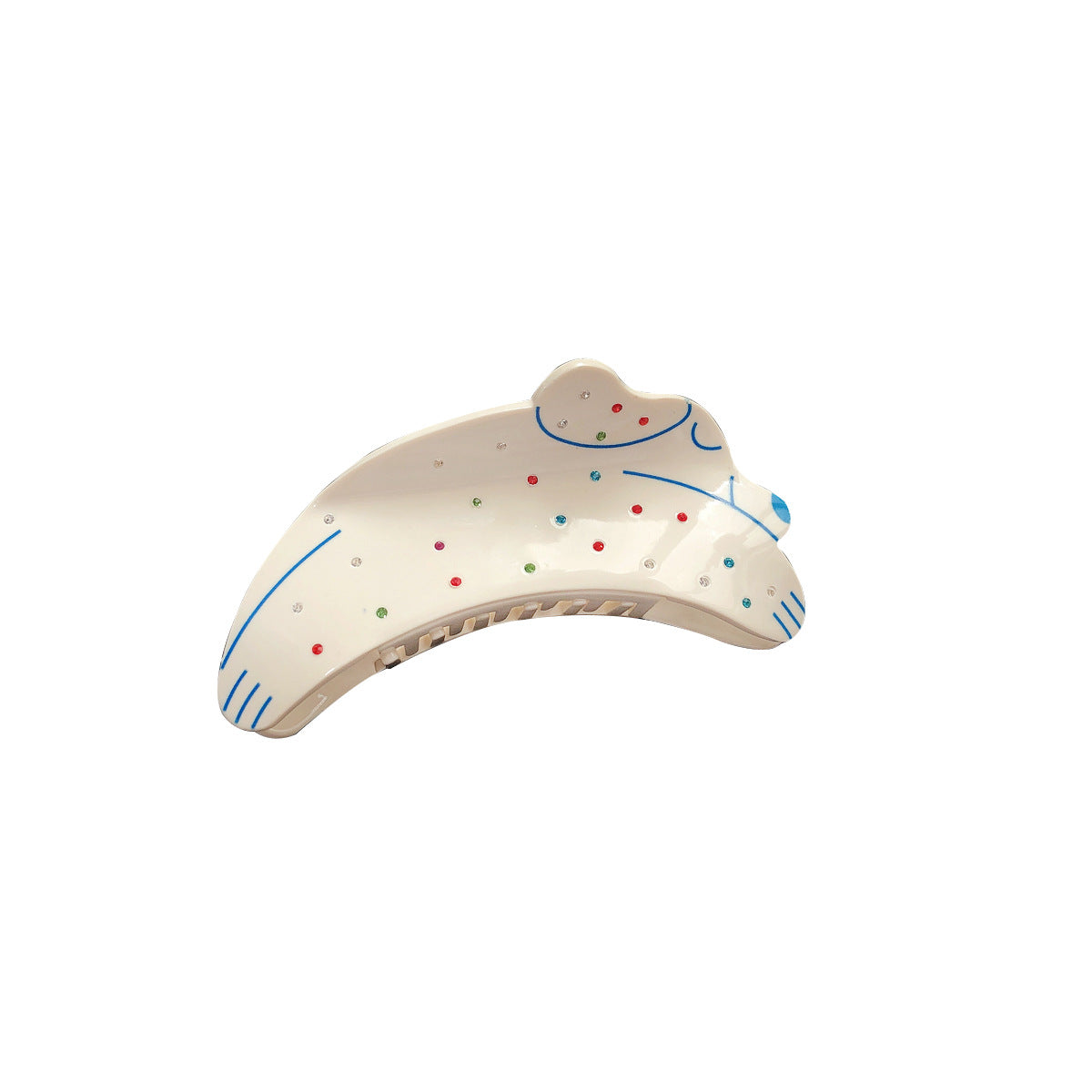 Wholesale Puppy Spotted PVC Hair Clips
