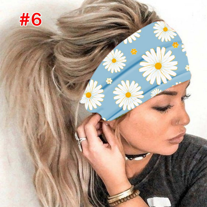 Wholesale Chrysanthemum Scarfs Cloth Headband