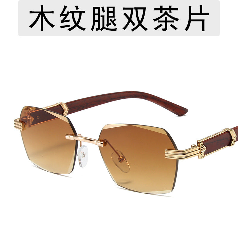 Wholesale PC Ocean Film Gradient Square Sunglasses