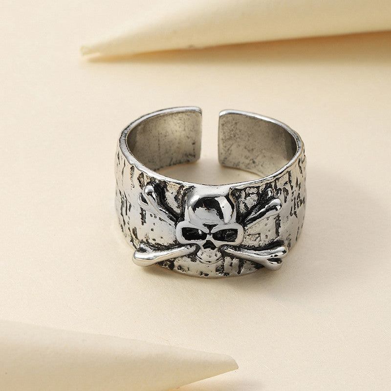 Wholesale Vintage Goth Theme Skull Alloy Rings