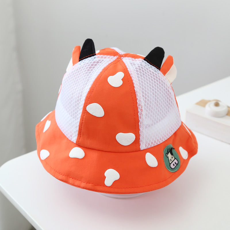 Wholesale Summer Cotton Children's Sunscreen Fisherman Hats