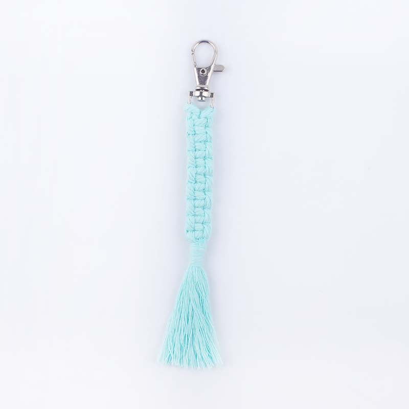 Wholesale Hand Woven Cotton Lanyard Keychain