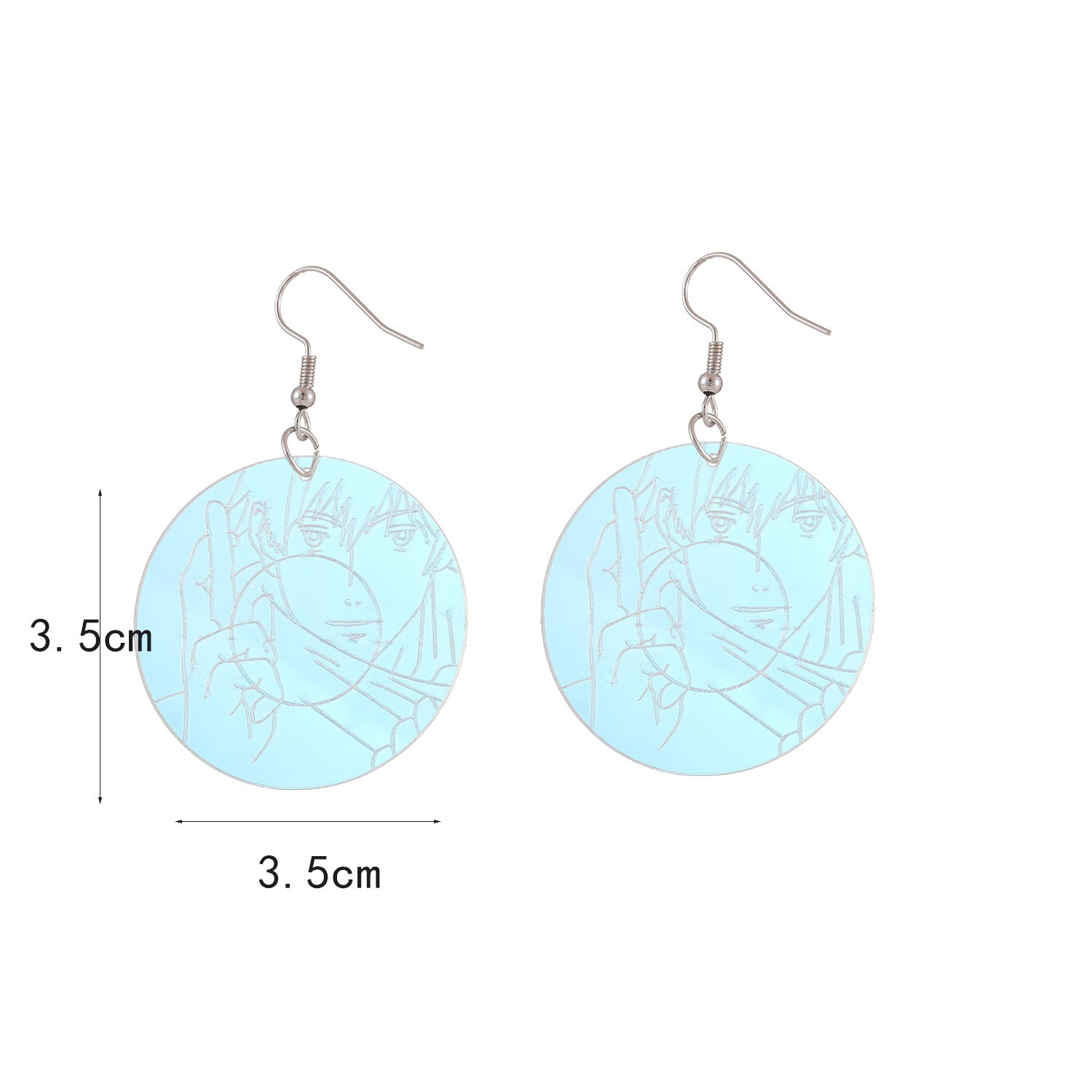 Aretes De Acrílico De Ojos De Colores Arco Iris al por mayor