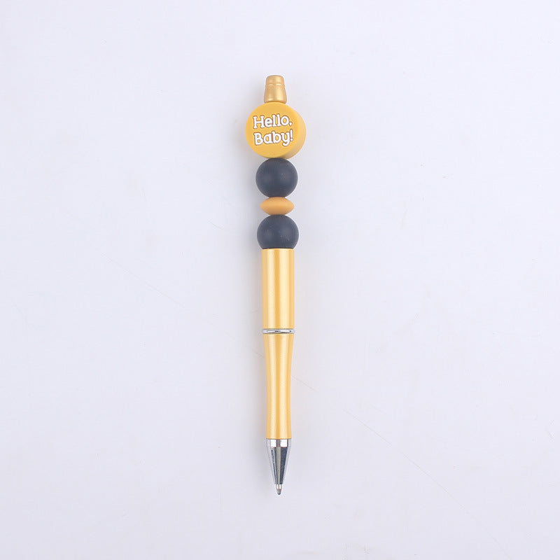 Wholesale Cartoon Baby Round Silicone DIY Bead Pen