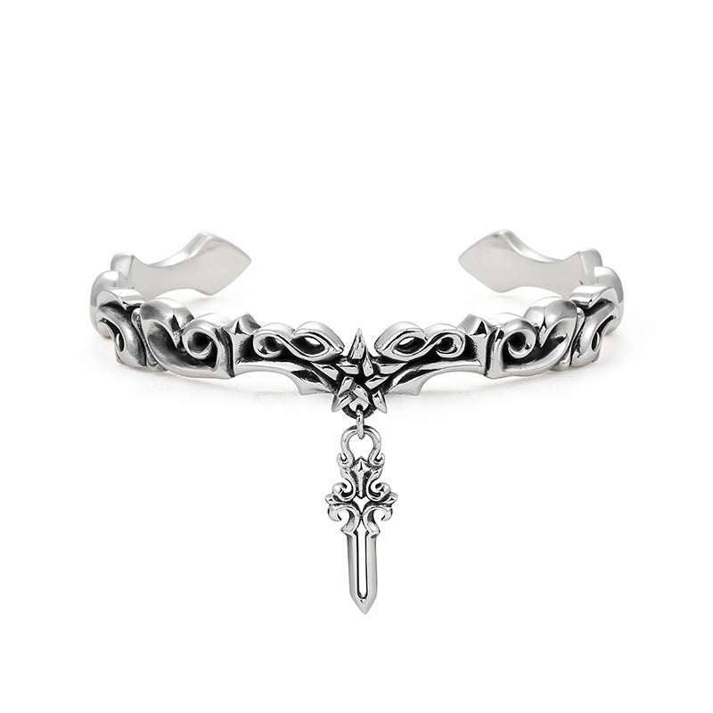Wholesale Vintage Vine Cross Alloy Bracelet