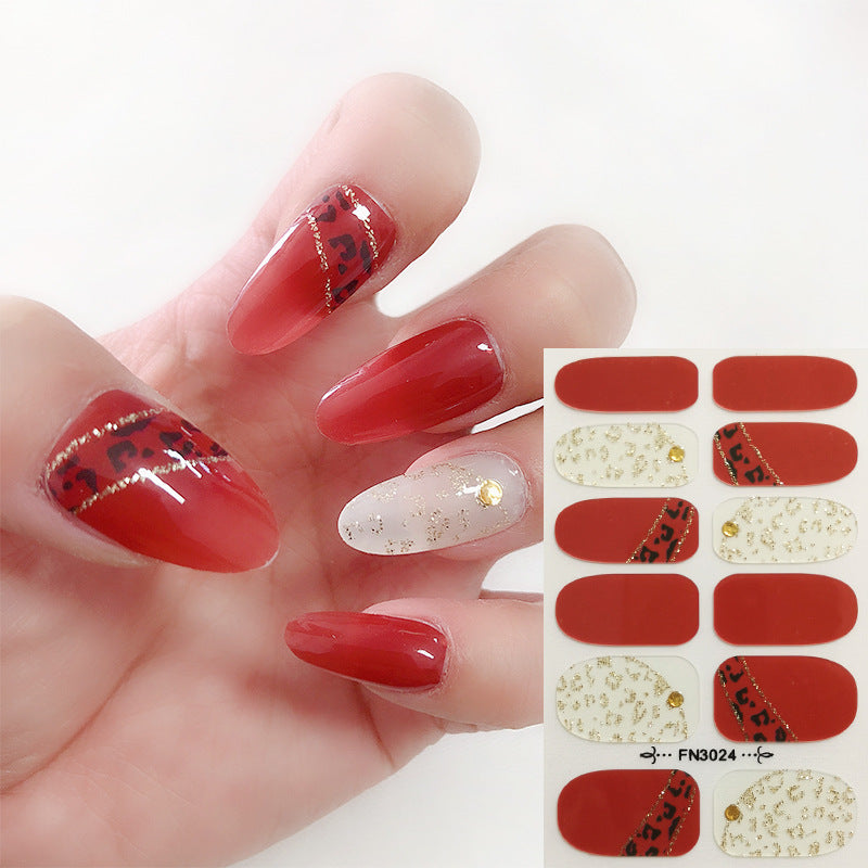 Wholesale Plastic Leopard Nail Art Stickers