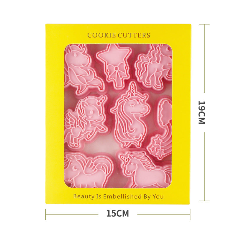 Wholesale PP Unicorn 3d Biscuit Mold