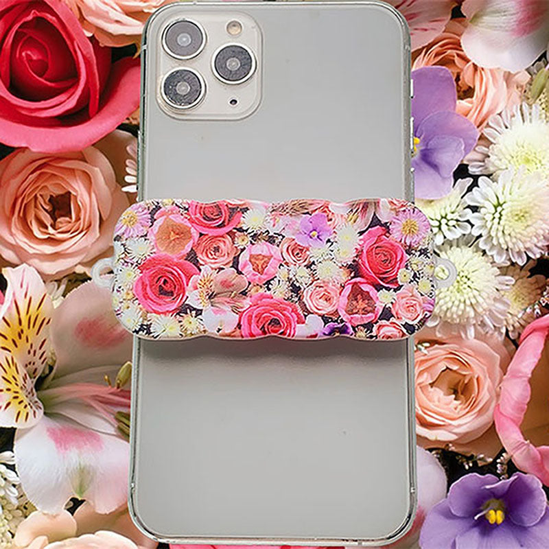 Clip posterior al por mayor del teléfono móvil de la flor de la impresión en color de la PC