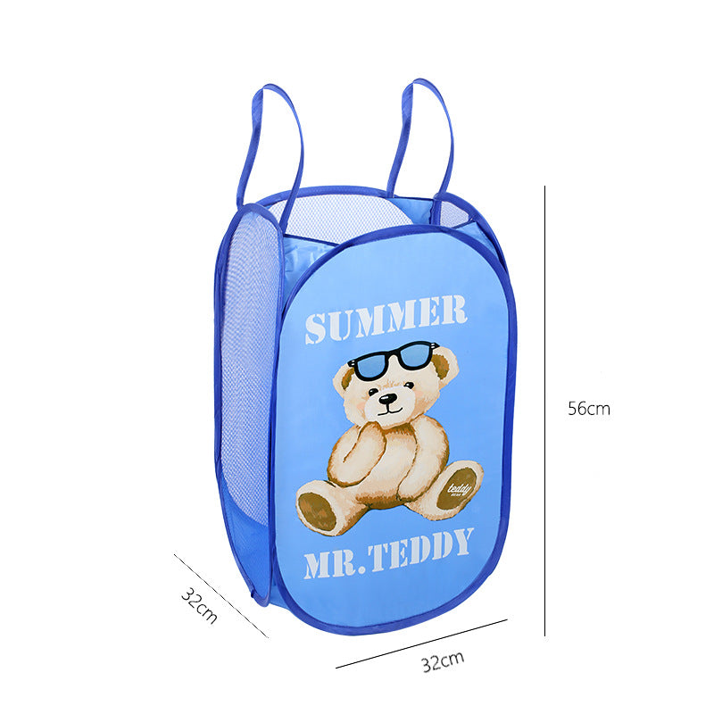 Wholesale Nylon Foldable Dirty Clothes Storage Basket