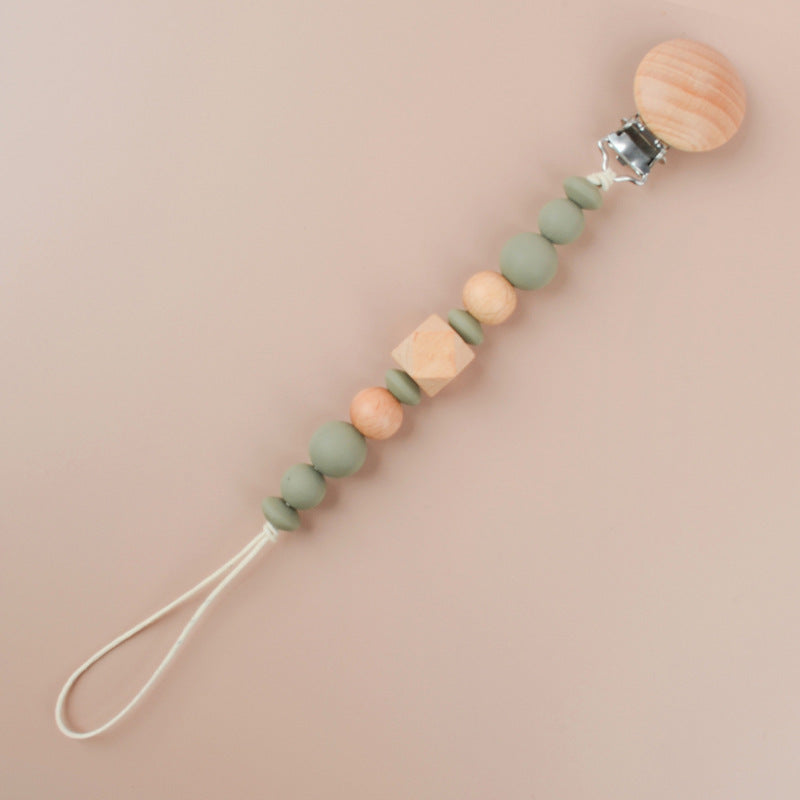 Wholesale Baby Pacifier Anti-drop Chain Silicone Baby Supplies