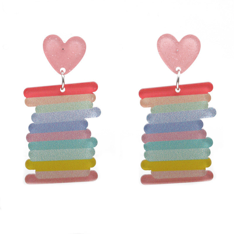 Wholesale Iridescent Acrylic Earrings