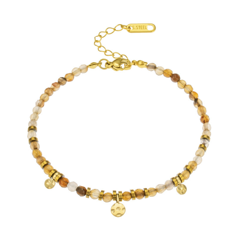 Pulsera De Acero Titanio Doblada Luna al por mayor