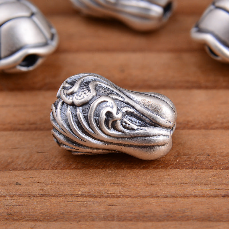 Cuentas de plata esterlina al por mayor tortuga de tortuga de plata esterlina