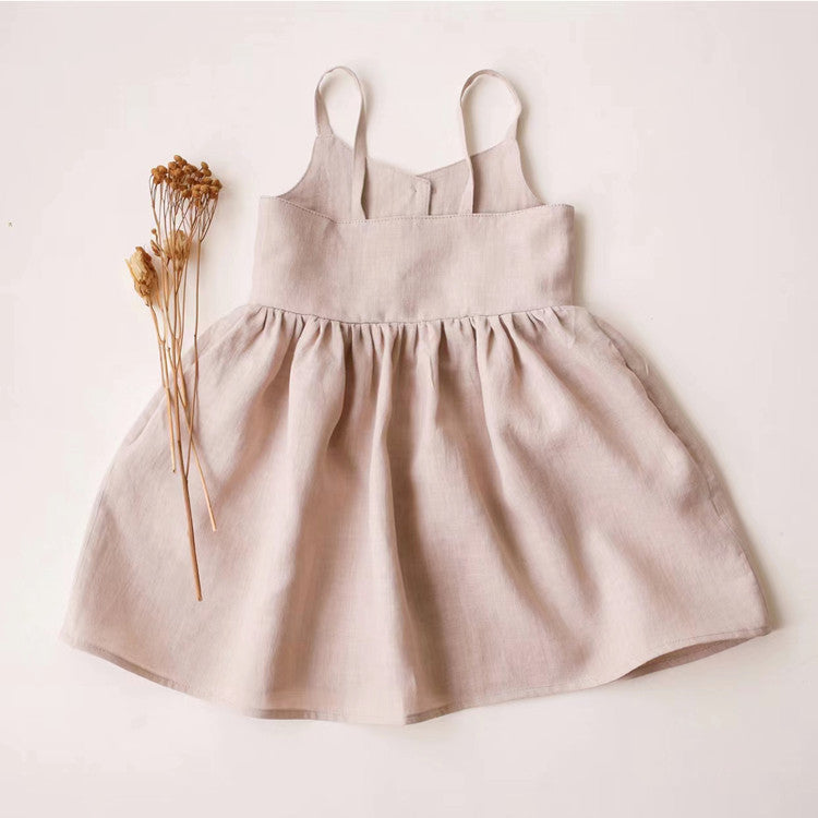 Wholesale Girls Summer Cotton Sundress Baby Clothes