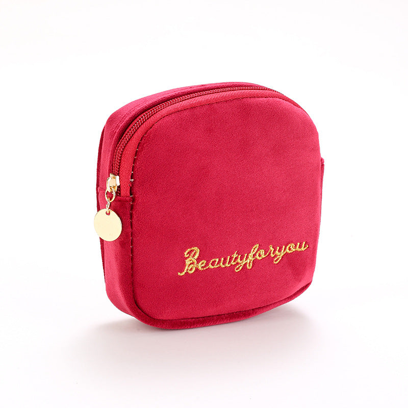 Wholesale Letter Embroidery Storage Bag Fleece