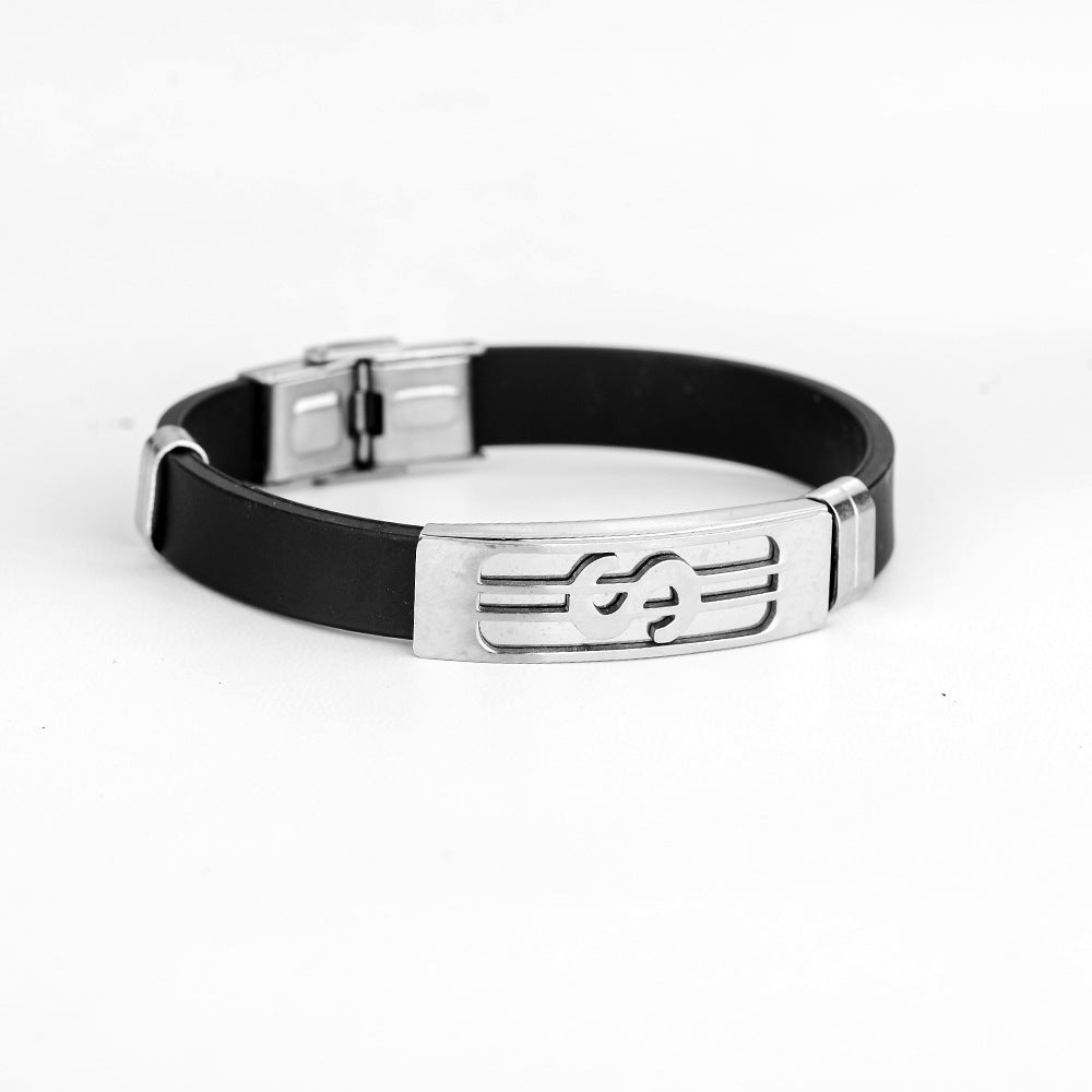 Wholesale Hollow Out Men's Bracelet Stainless Steel