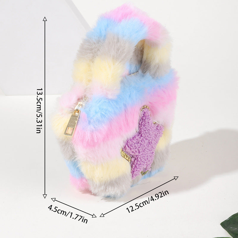 Wholesale Kids Pentagram Plush Coin Purse