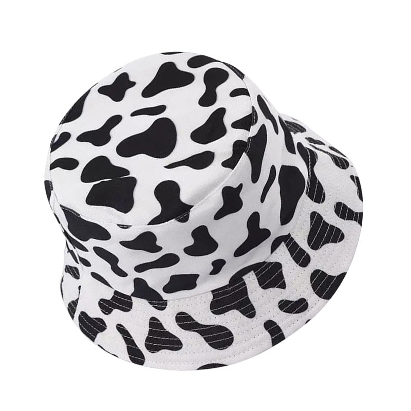 Wholesale Cow Pattern Print Cotton Bucket Hat