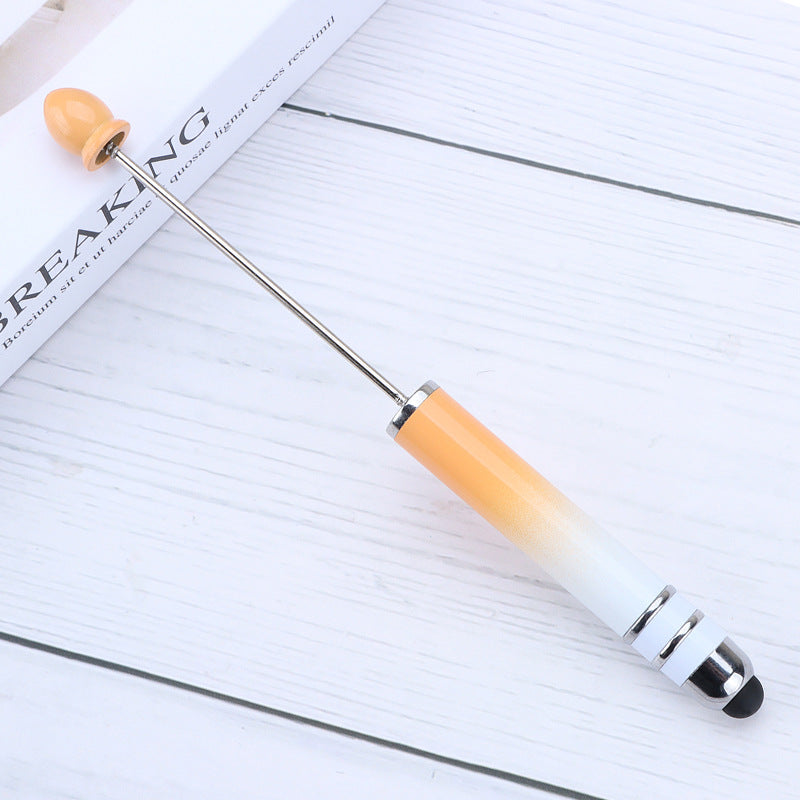 Wholesale Beadable Pnes Colorful Gradient Stylus Pen DIY Plastic Pen