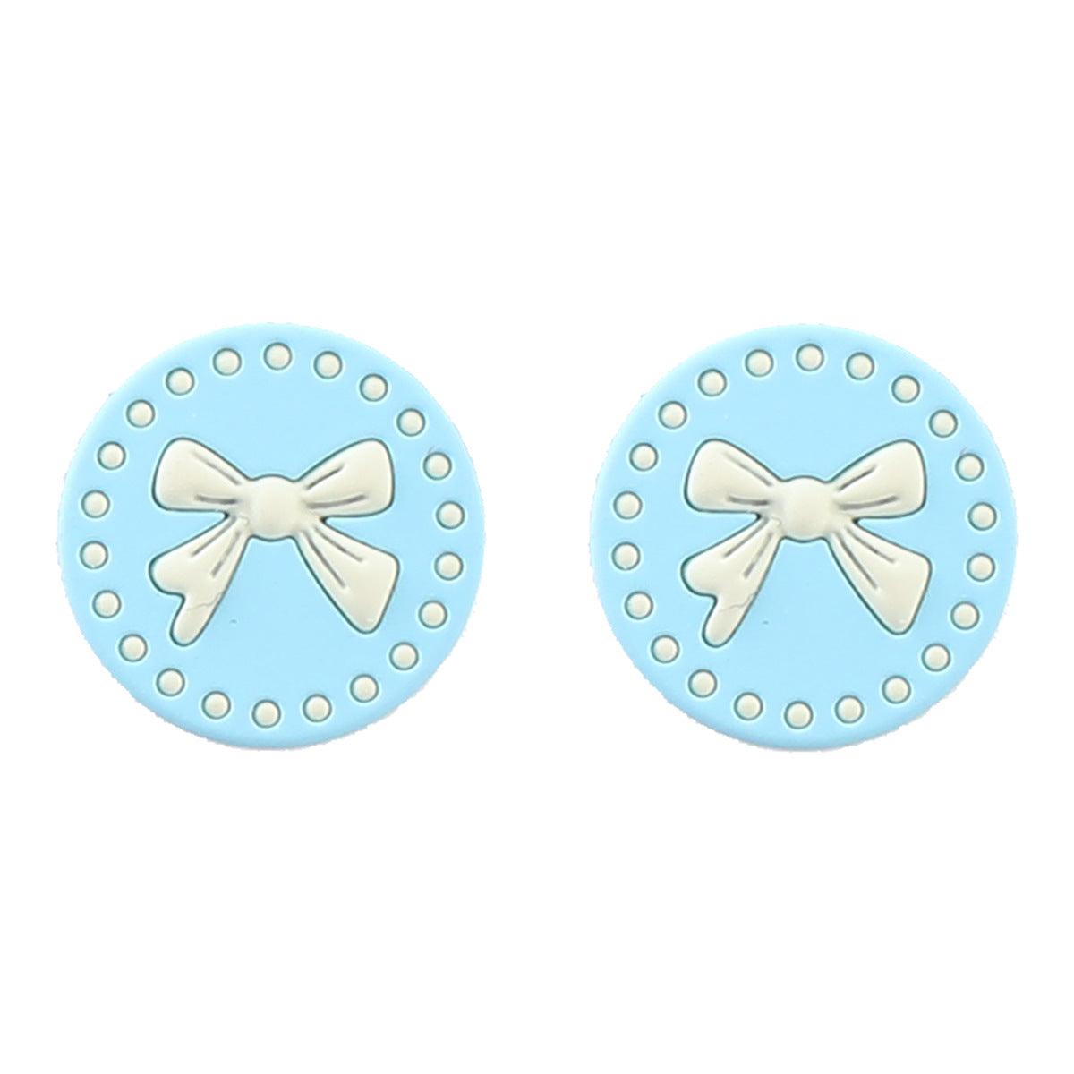 Pendientes de aleación de arco pintados con spray redondos al por mayor