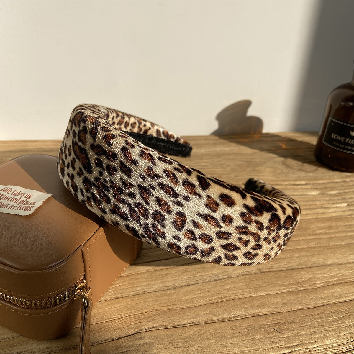 Wholesale Vintage Party Leopard Print Fabric Headband