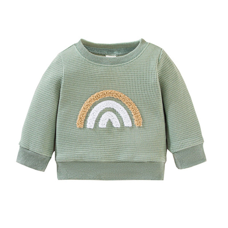 Venta al por mayor Primavera Bebé Tops Poliéster Ropa De Bebé