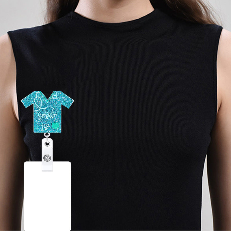 Llavero telescópico acrílico al por mayor del estetoscopio de la enfermera del doctor