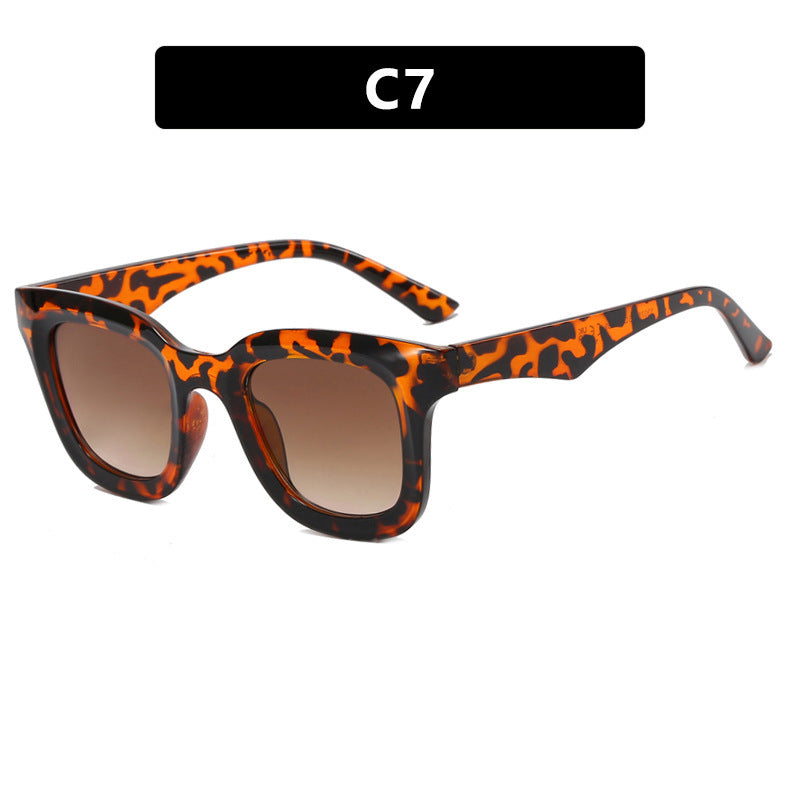 Wholesale PC Large Frame Square Concave Sunglasses