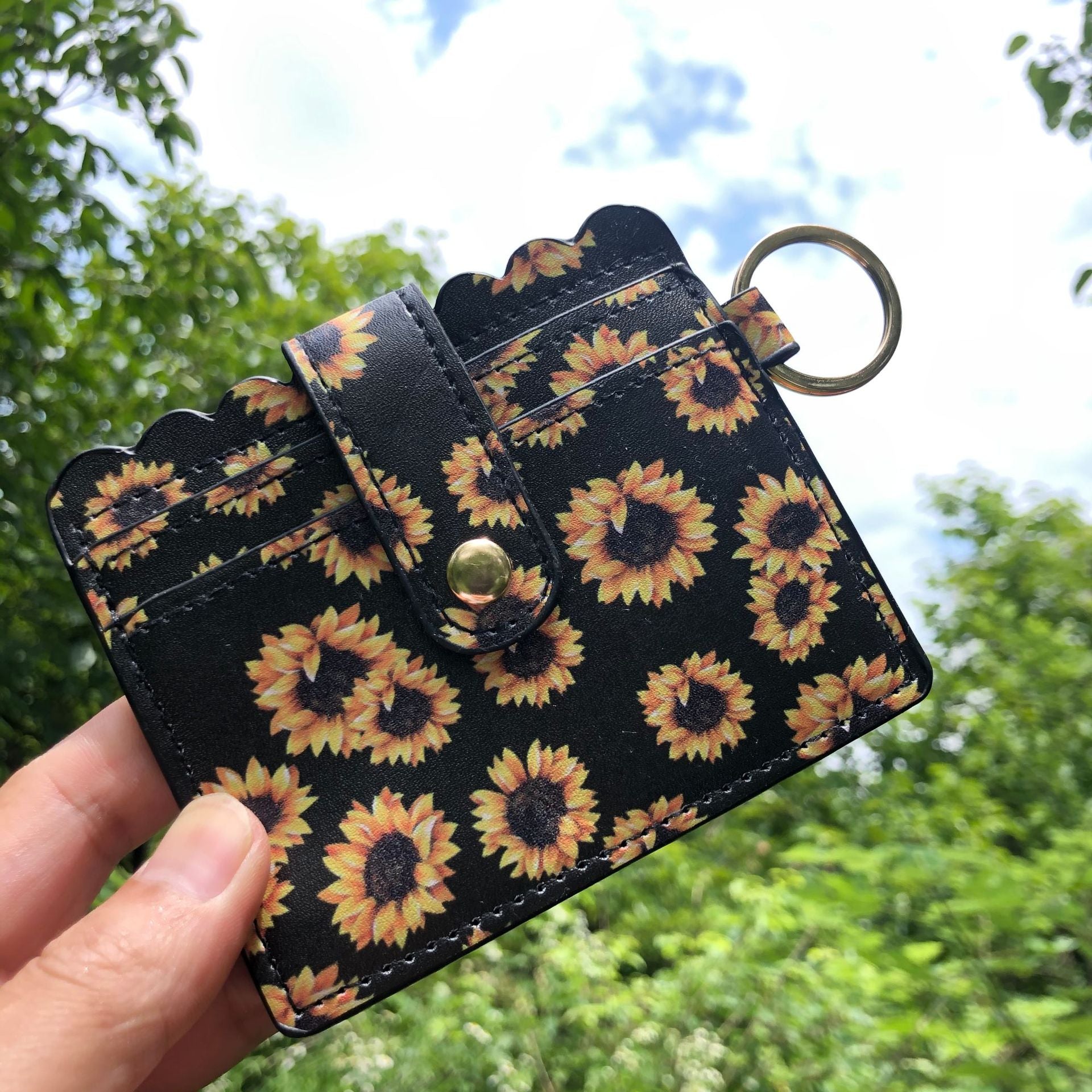 Venta al por mayor Llavero del titular de la tarjeta de la PU