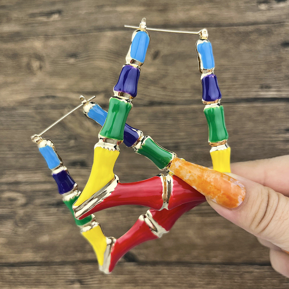 Pendientes al por mayor de aleación de chocolate