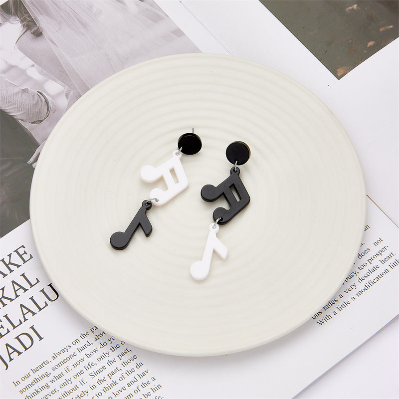 Wholesale Vinyl Notes Acrylic Ear Studs